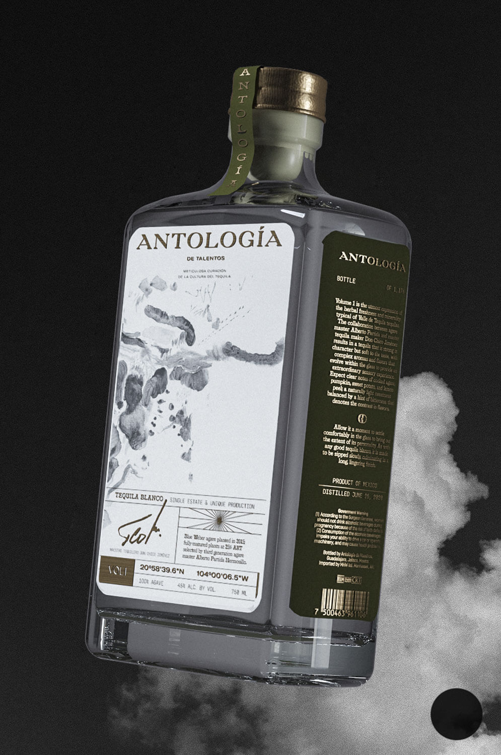 antologia tequila project branding label design