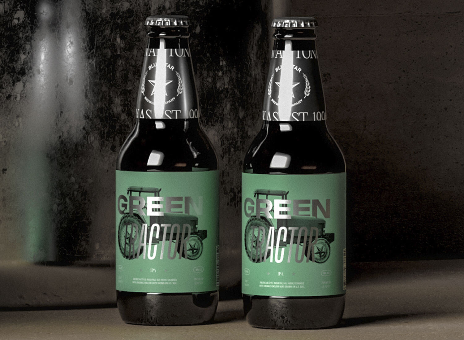 blue star artisanal texas beer rebranding label designs