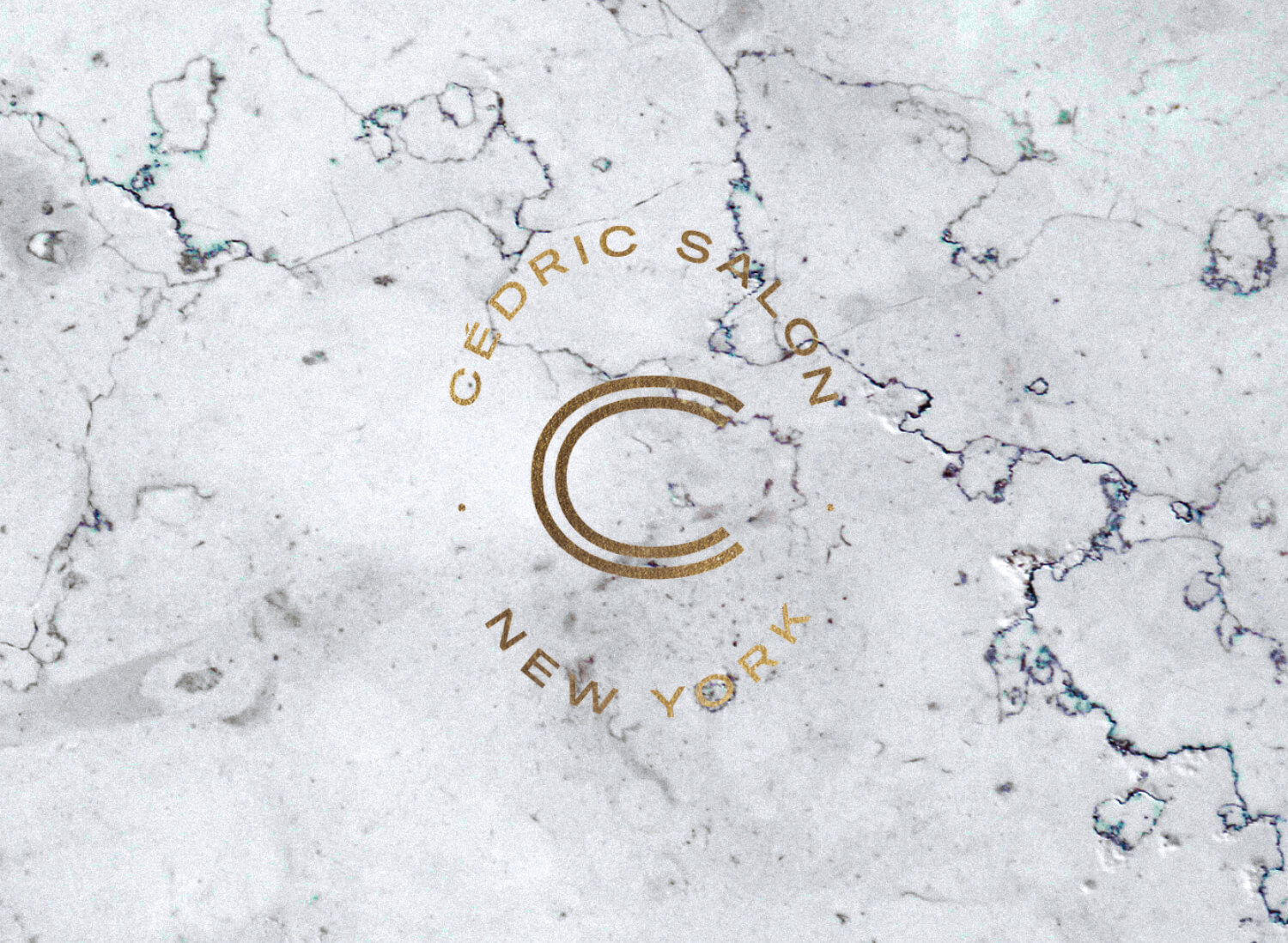 cedric salon creative logo design