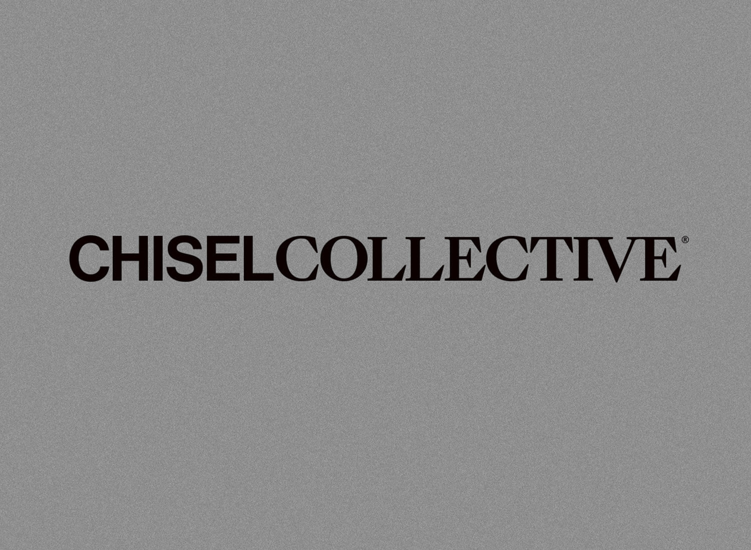 chisel collective logo editorial graphic design