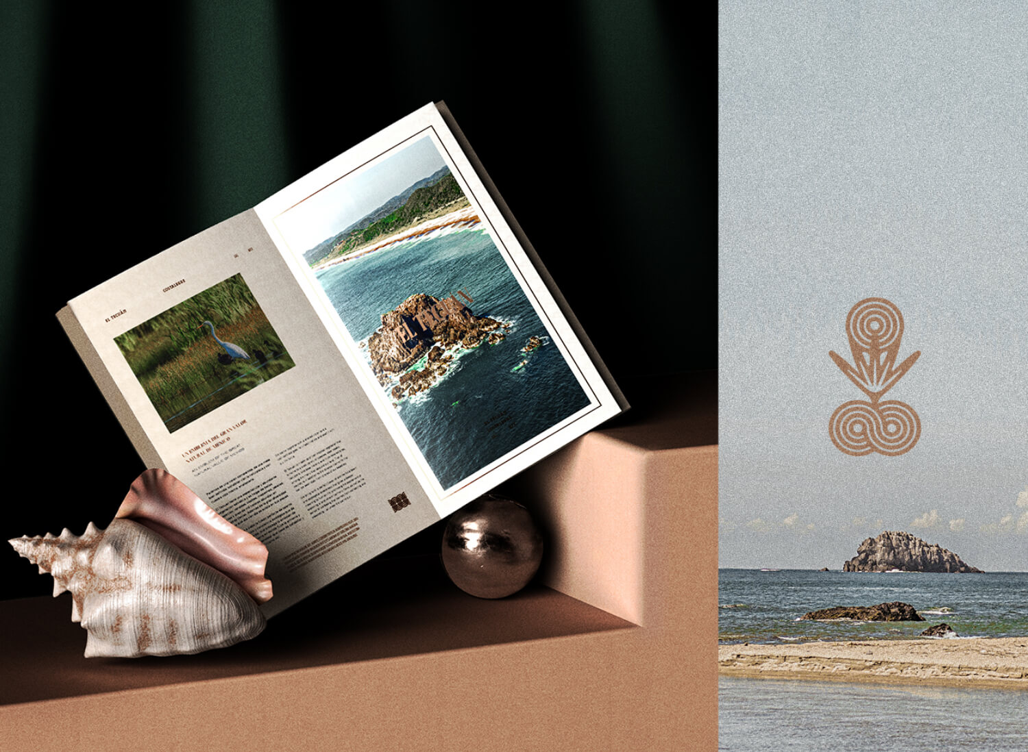 el tecuán brand book editorial brochure