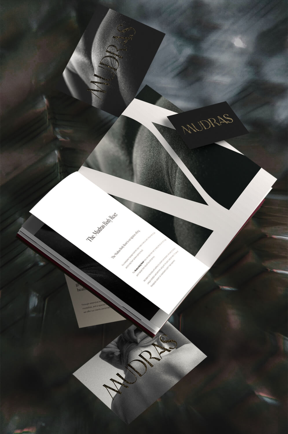 mudras brand book brochure photography illustration copywriting