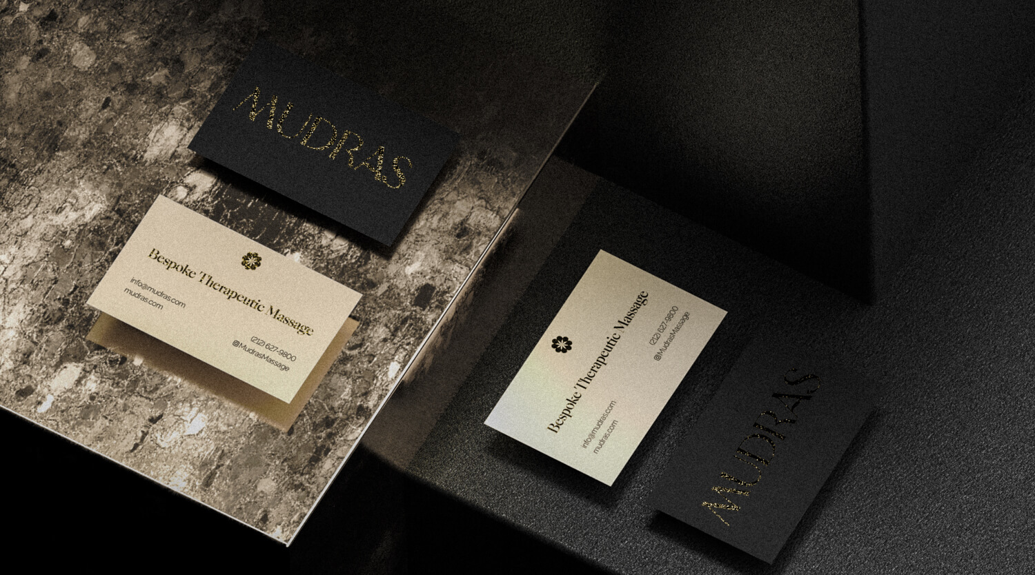 mudras business contact cards