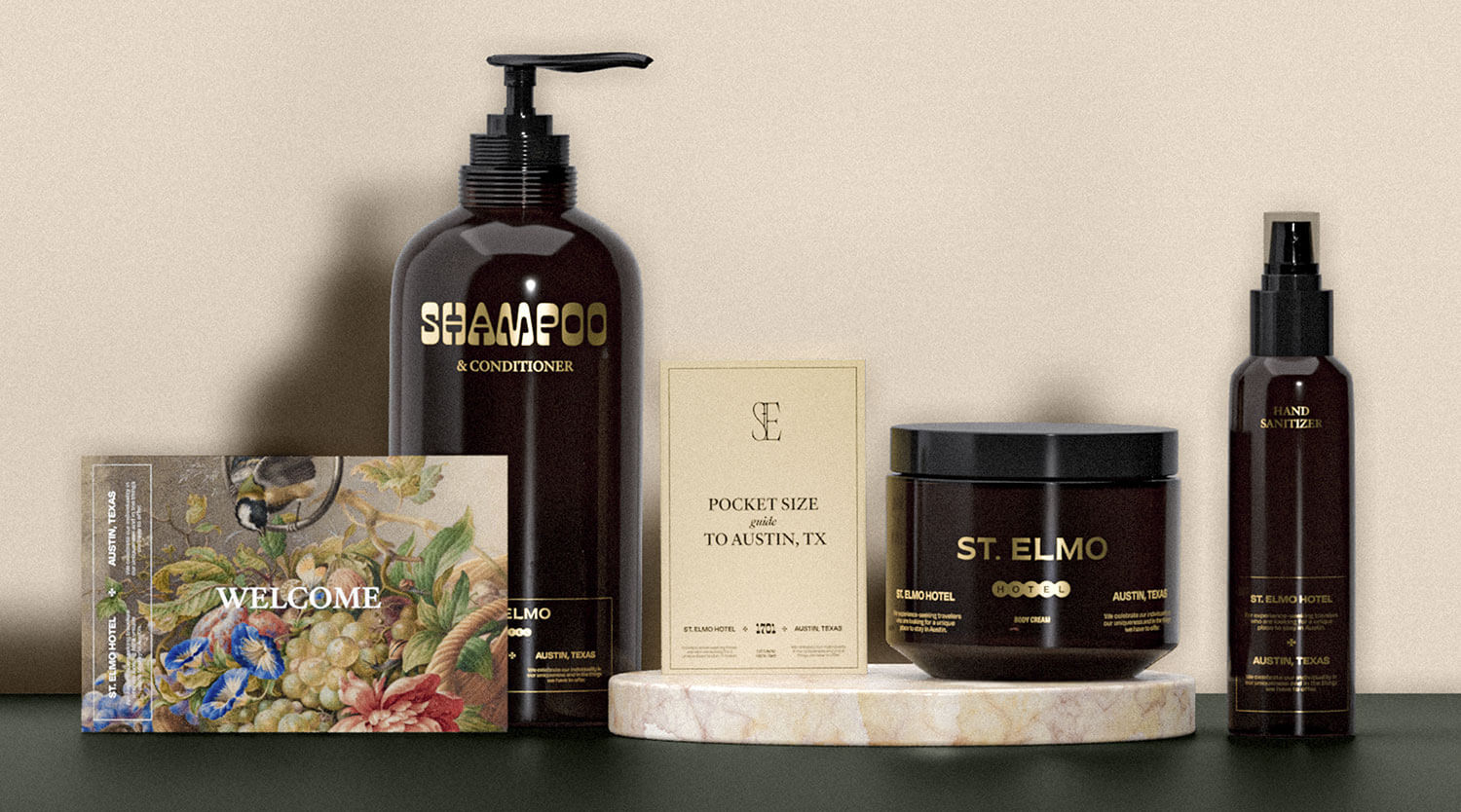 st elmo hotel bathroom container amenities